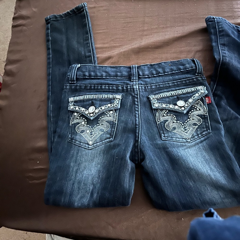 Kids pop jeans that were barely worn.good condition